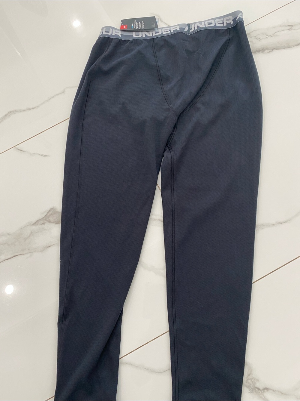 Under Armour Black Men's Athletic Compression Joggers - Picture 5 of 5